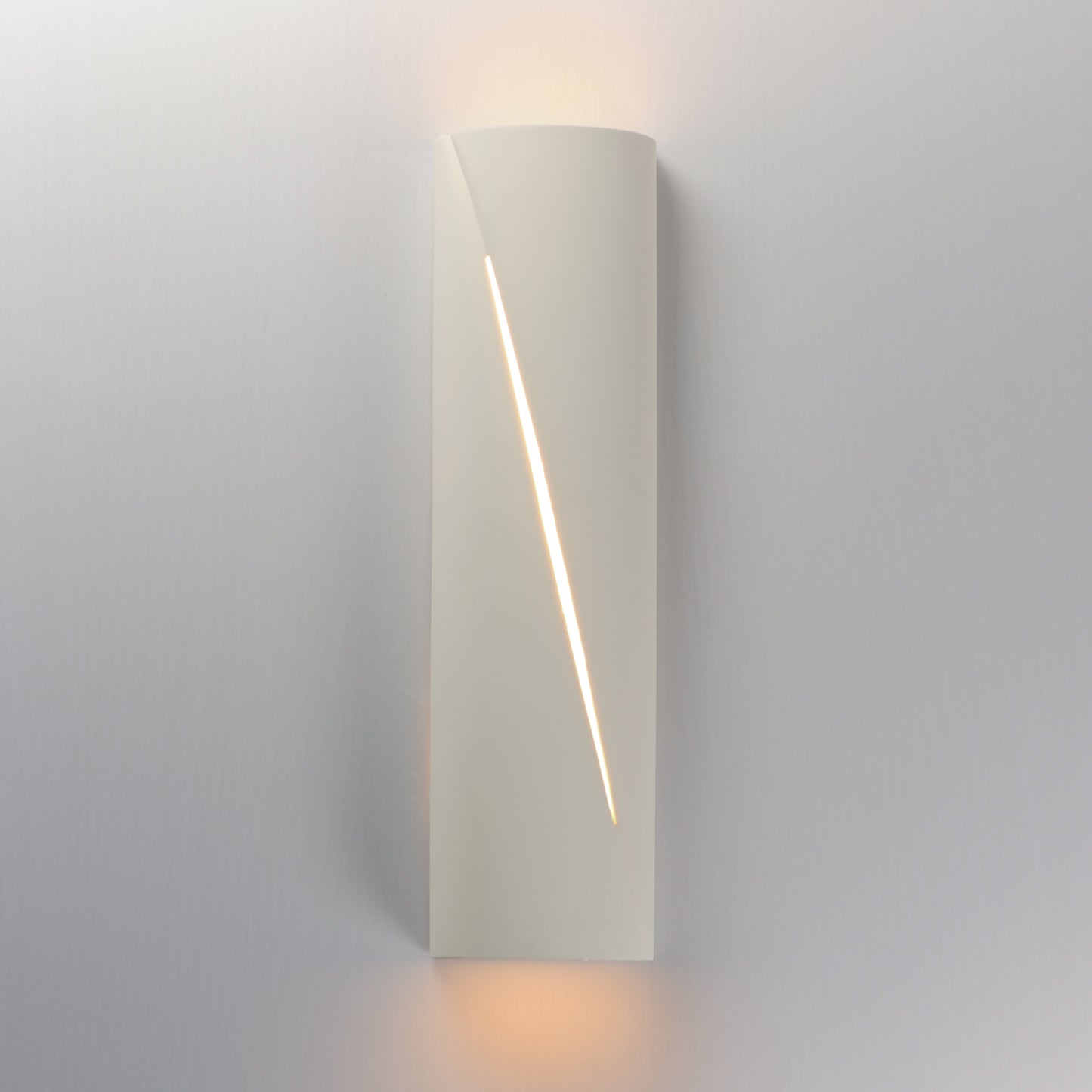 Puff 22" LED Outdoor Wall Sconce Chaulk White by ET2