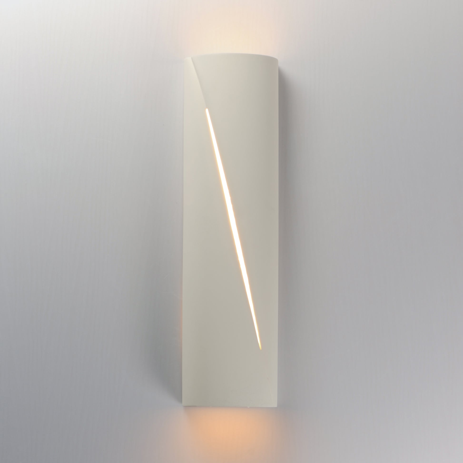 Puff 22" LED Outdoor Wall Sconce Chaulk White by ET2