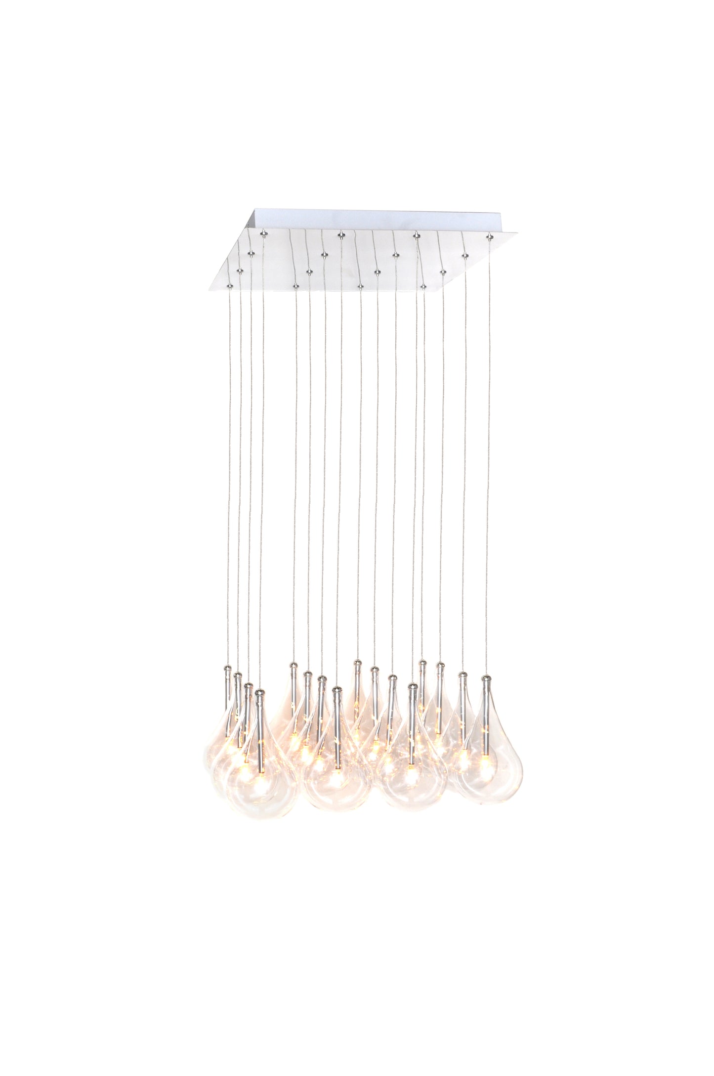 Larmes 16-Light Pendant Polished Chrome by ET2