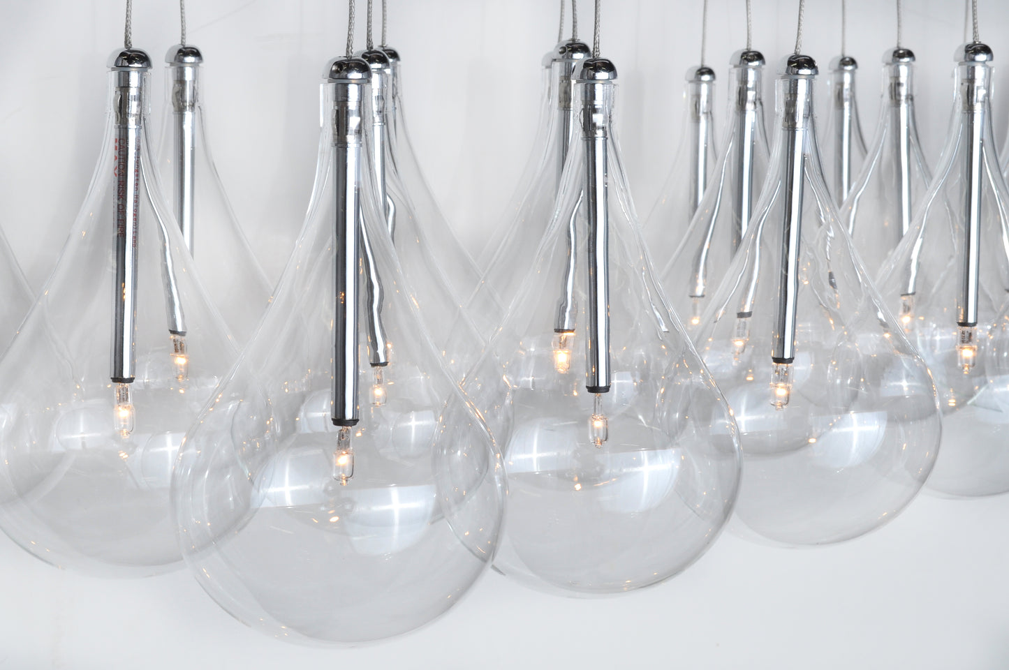 Larmes 24-Light Pendant Polished Chrome by ET2