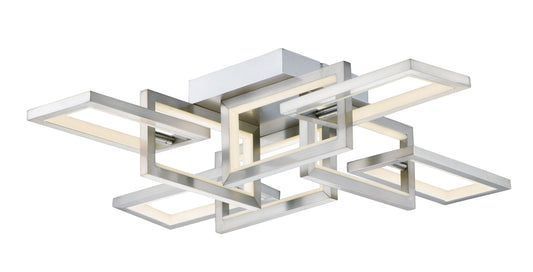 Link LED Flush Mount Satin Nickel by ET2