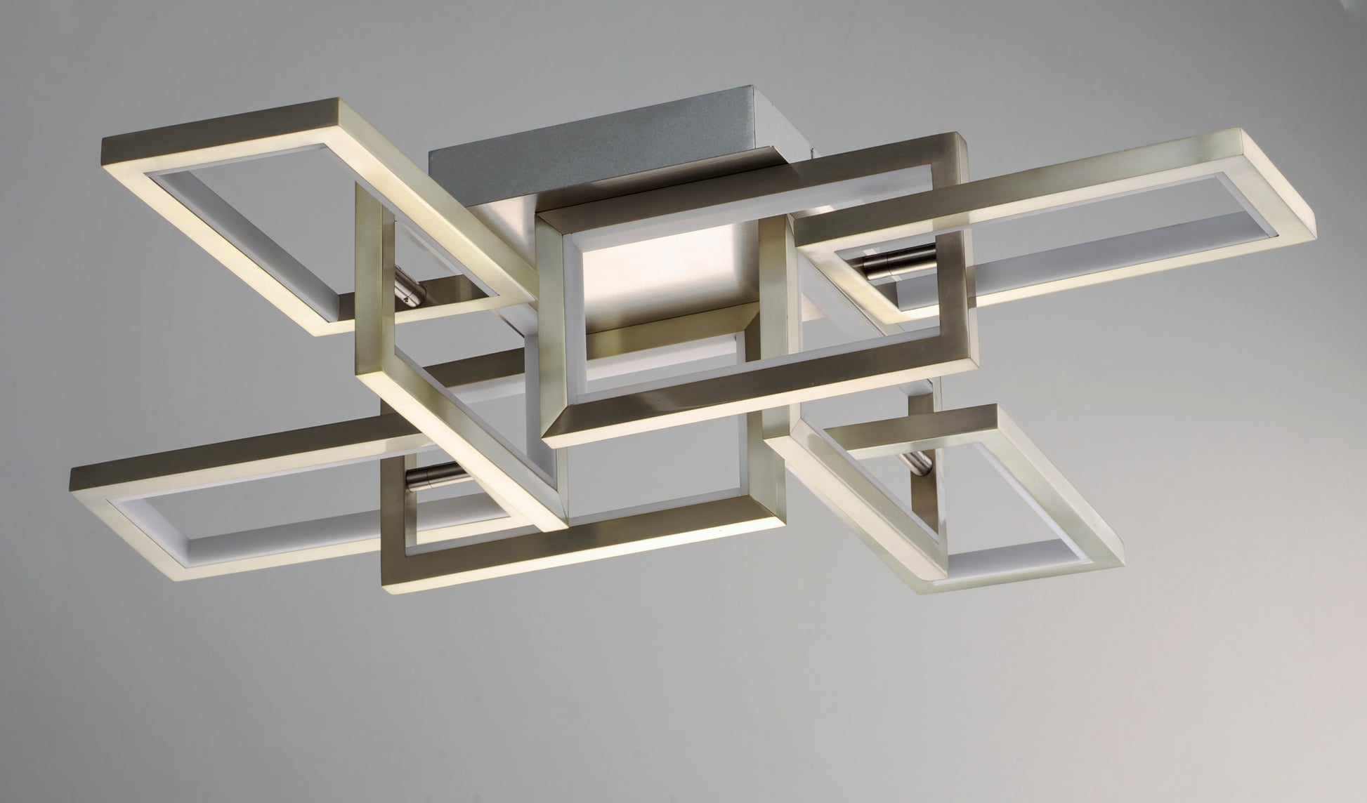 Link LED Flush Mount Satin Nickel by ET2