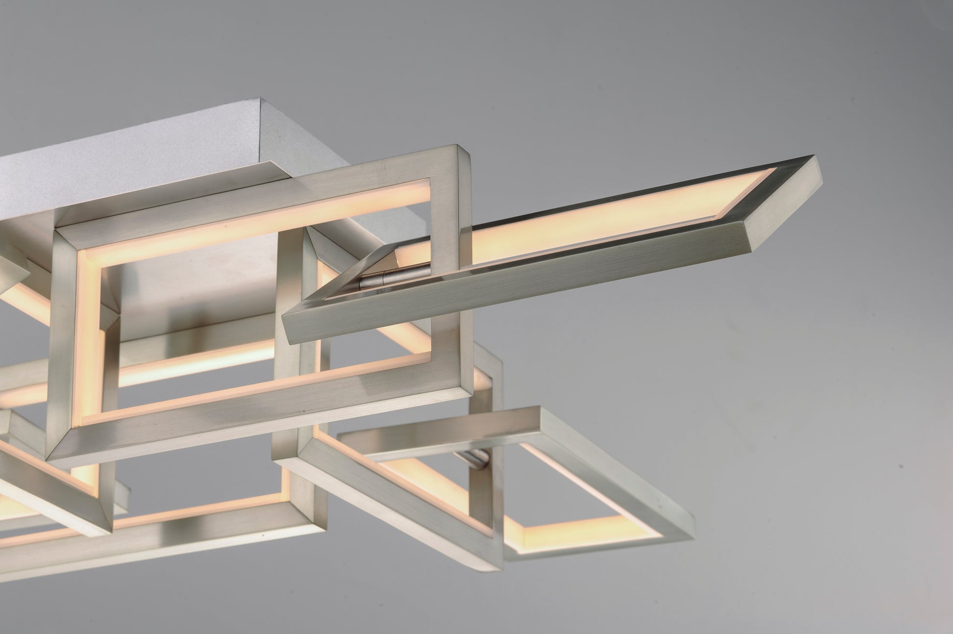 Link LED Flush Mount Satin Nickel by ET2