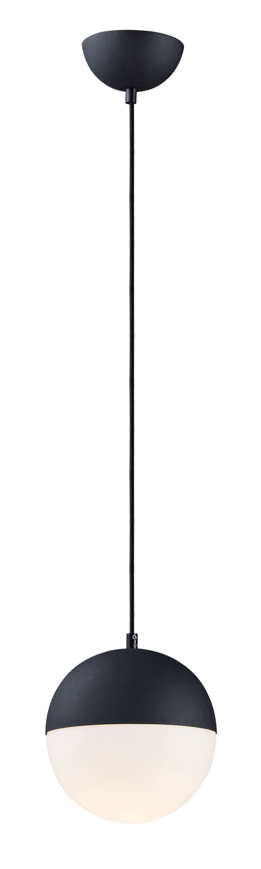 Half Moon Medium LED Pendant Black by ET2