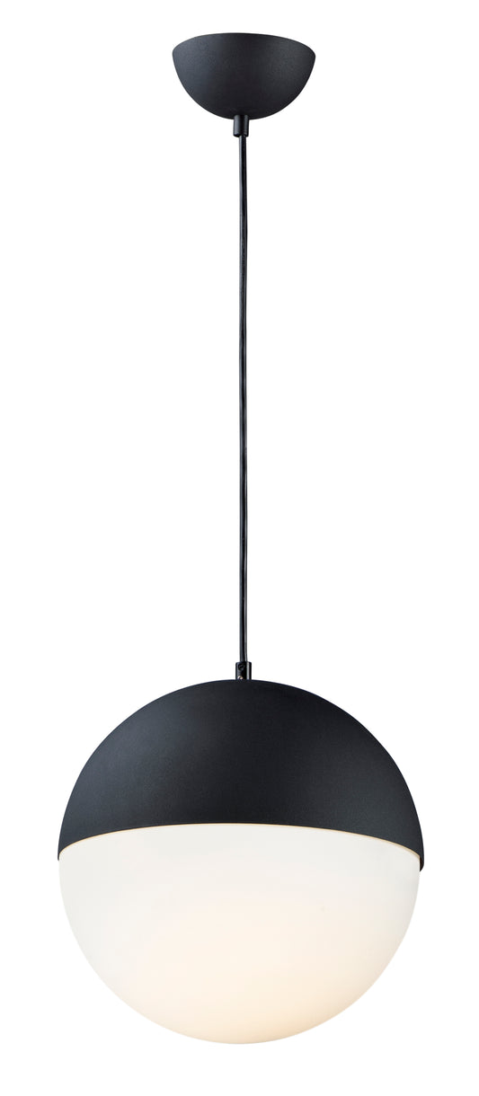 Half Moon Large LED Pendant Black by ET2