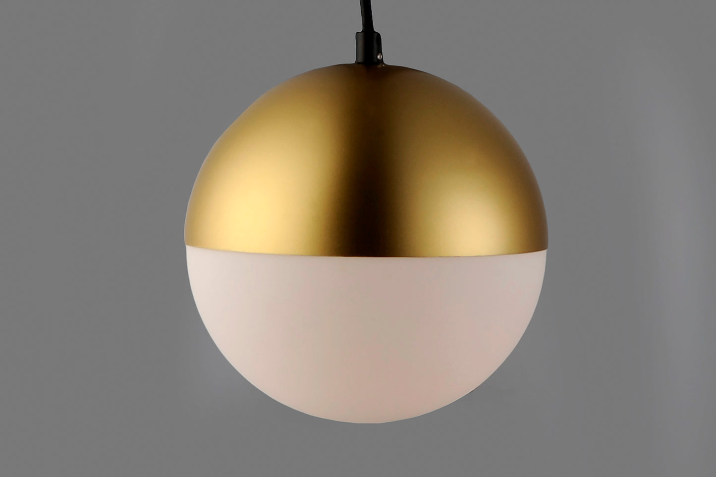 Half Moon Large LED Pendant Metallic Gold by ET2