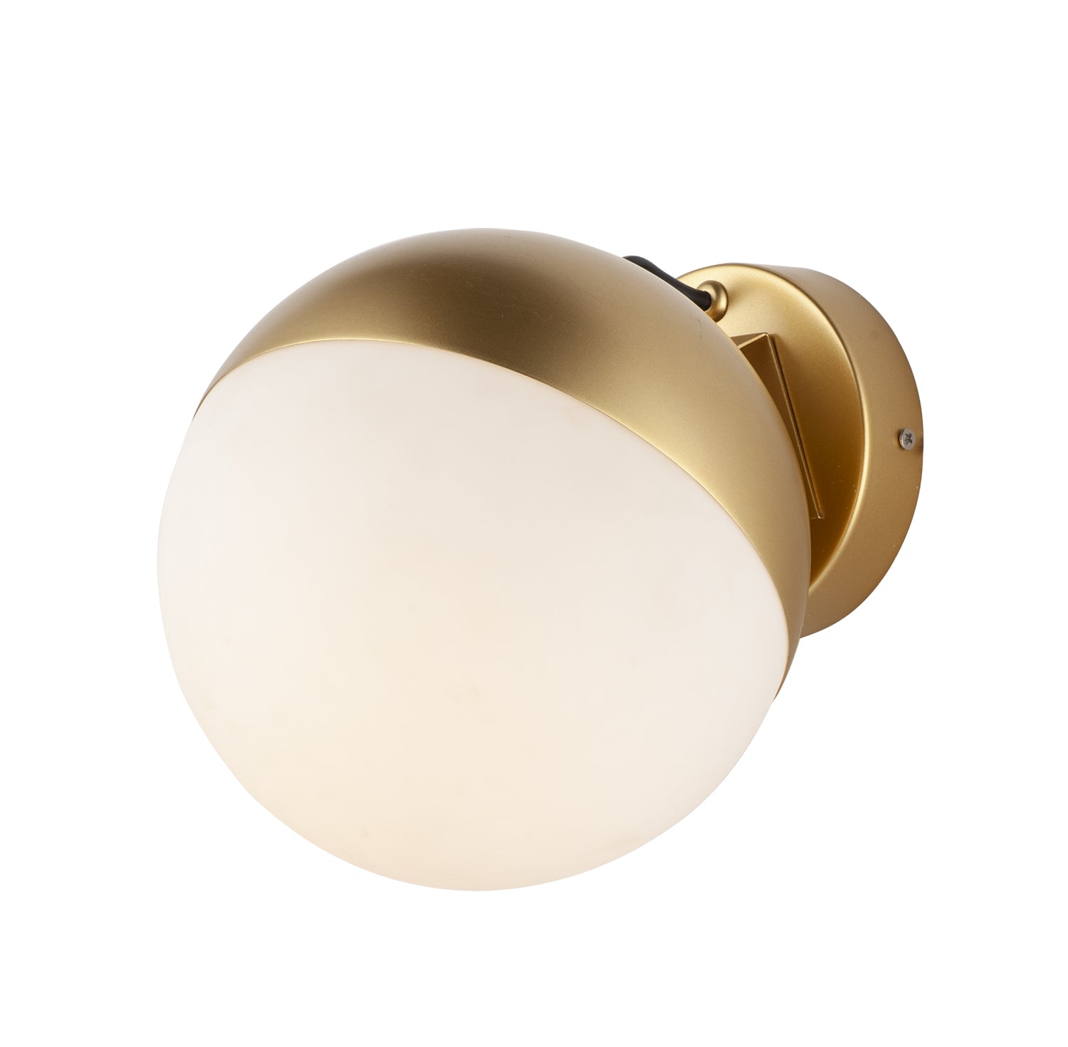Half Moon LED Wall Sconce Metallic Gold by ET2