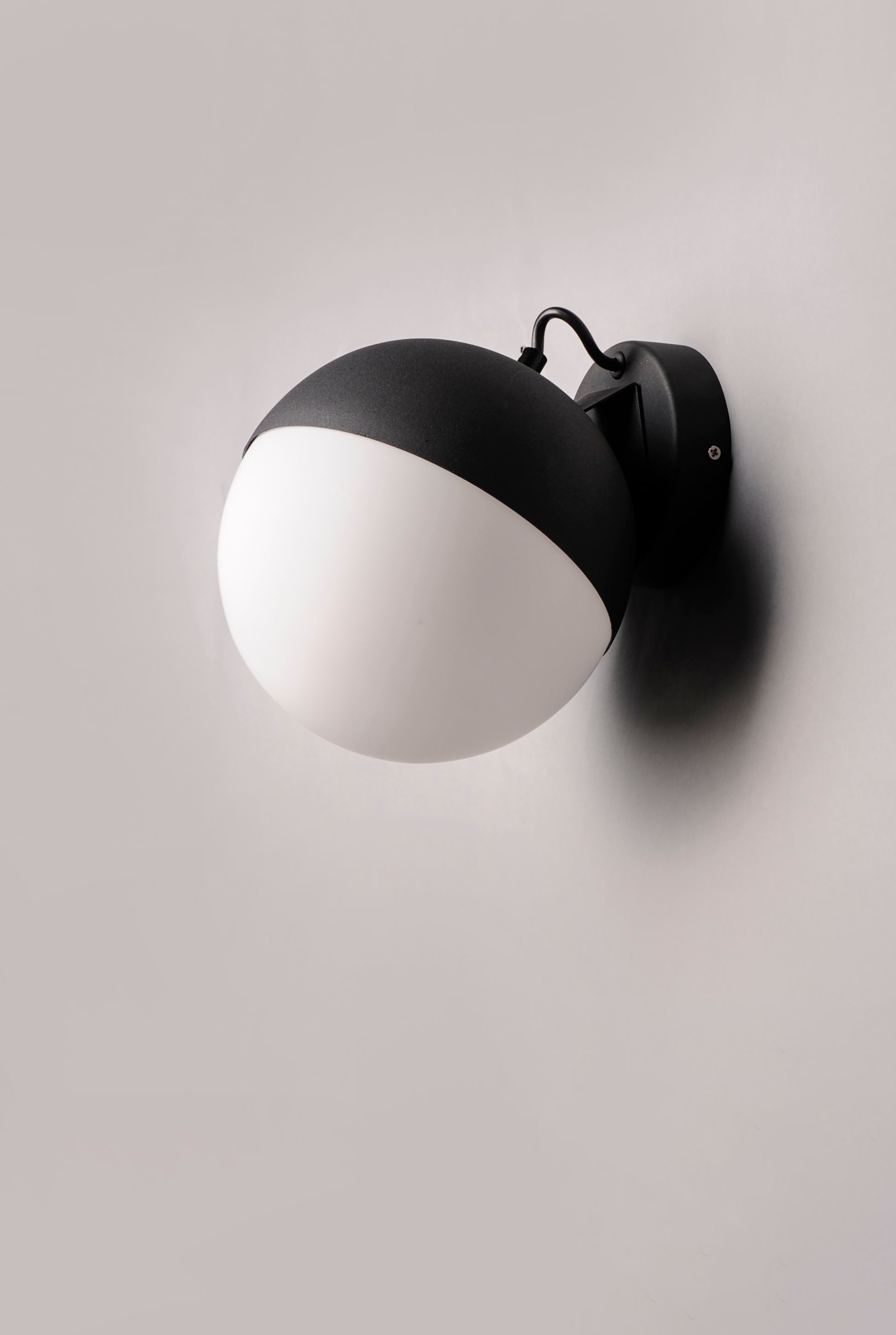 Half Moon LED Wall Sconce Black by ET2