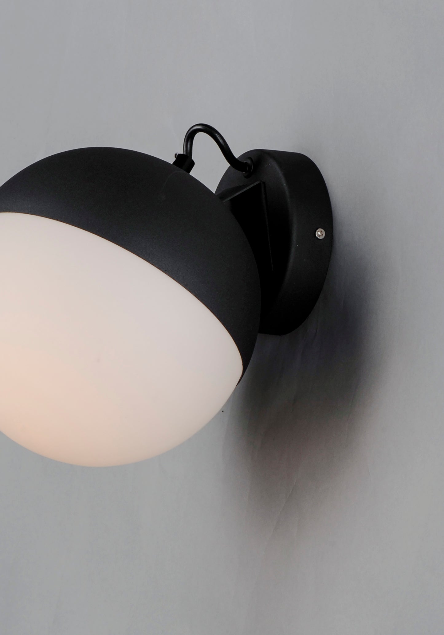 Half Moon LED Wall Sconce Black by ET2