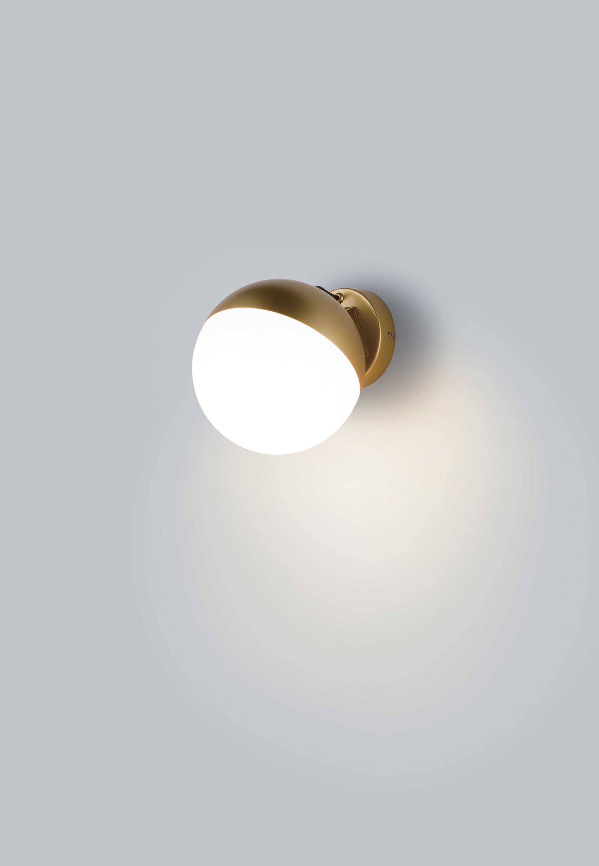 Half Moon LED Wall Sconce Metallic Gold by ET2