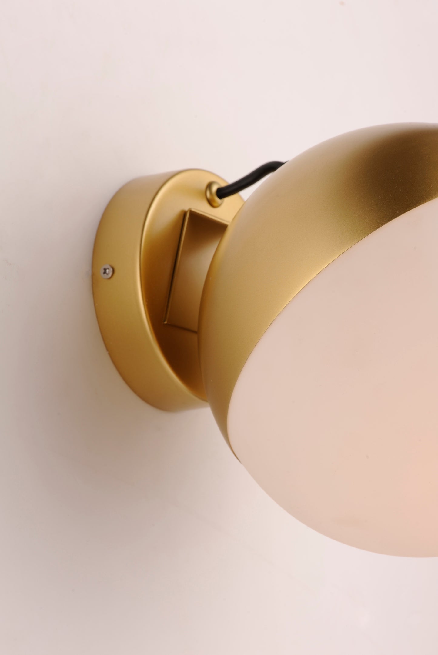 Half Moon LED Wall Sconce Metallic Gold by ET2