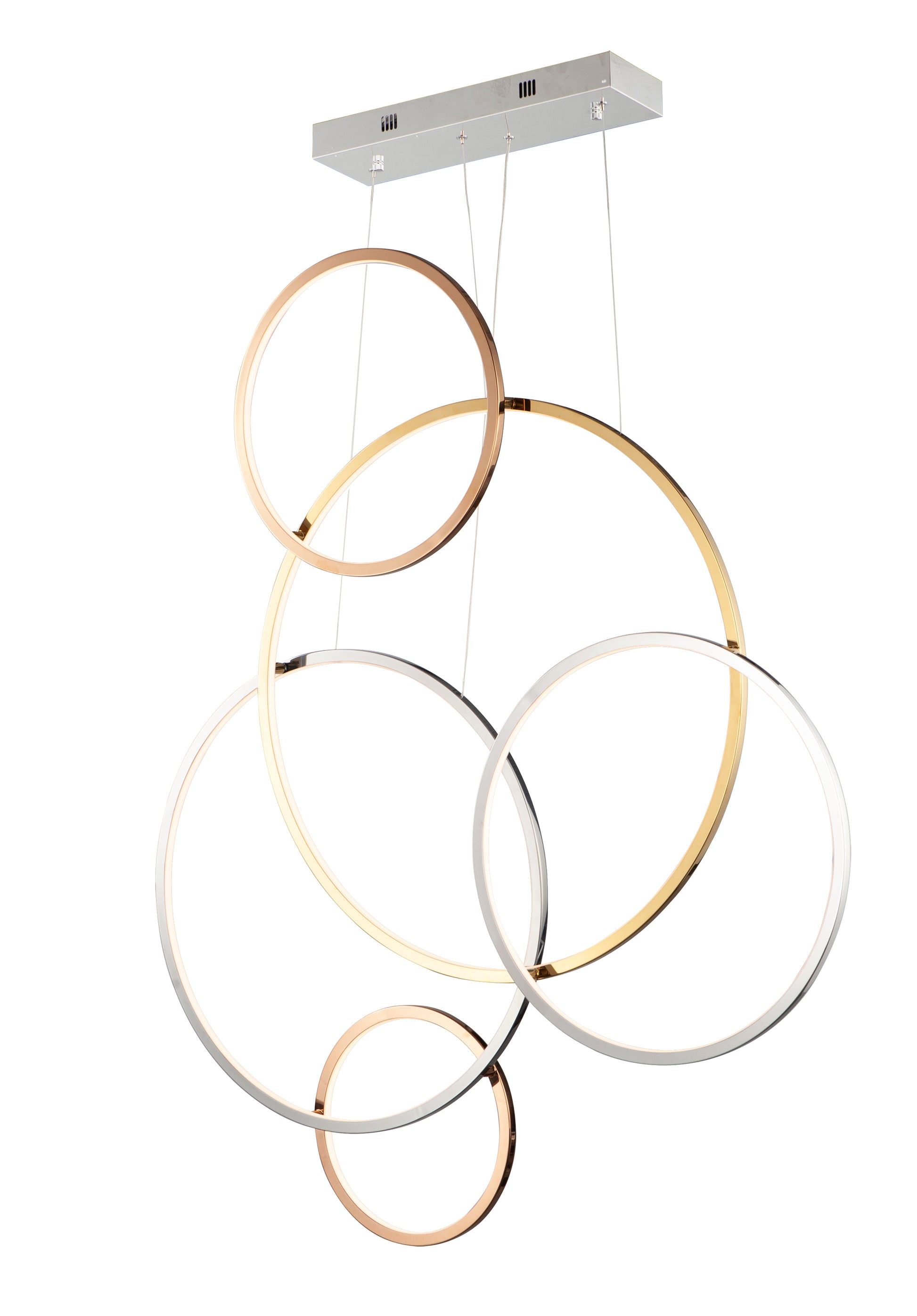 Union LED 5-Light Pendant Multi-Plated by ET2