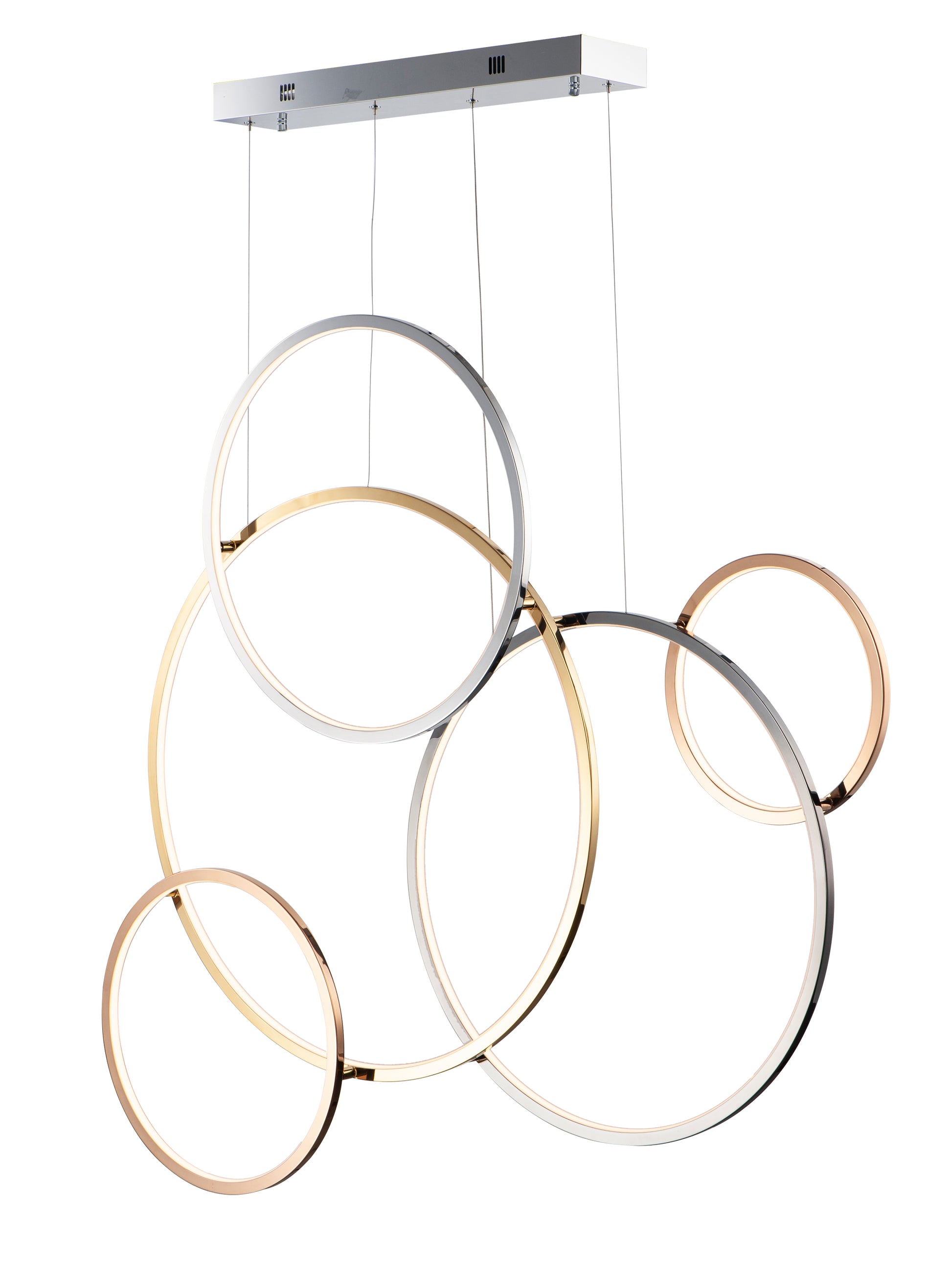 Union LED 5-Light Pendant Multi-Plated by ET2