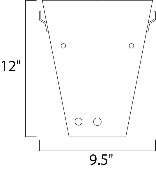 Conico Wall Mount Satin Nickel by ET2