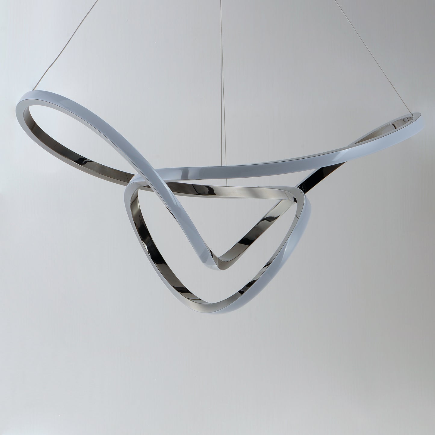 Perpetual 32" LED Pendant Black Chrome by ET2