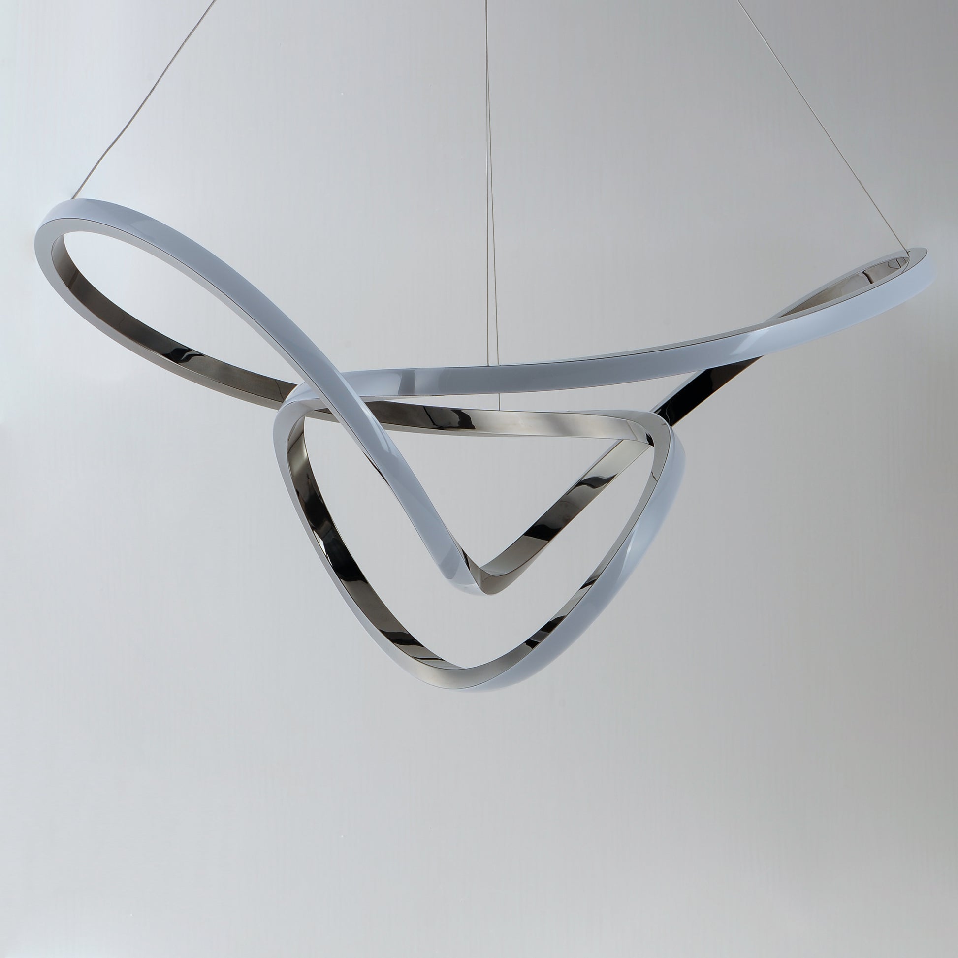 Perpetual 32" LED Pendant Black Chrome by ET2