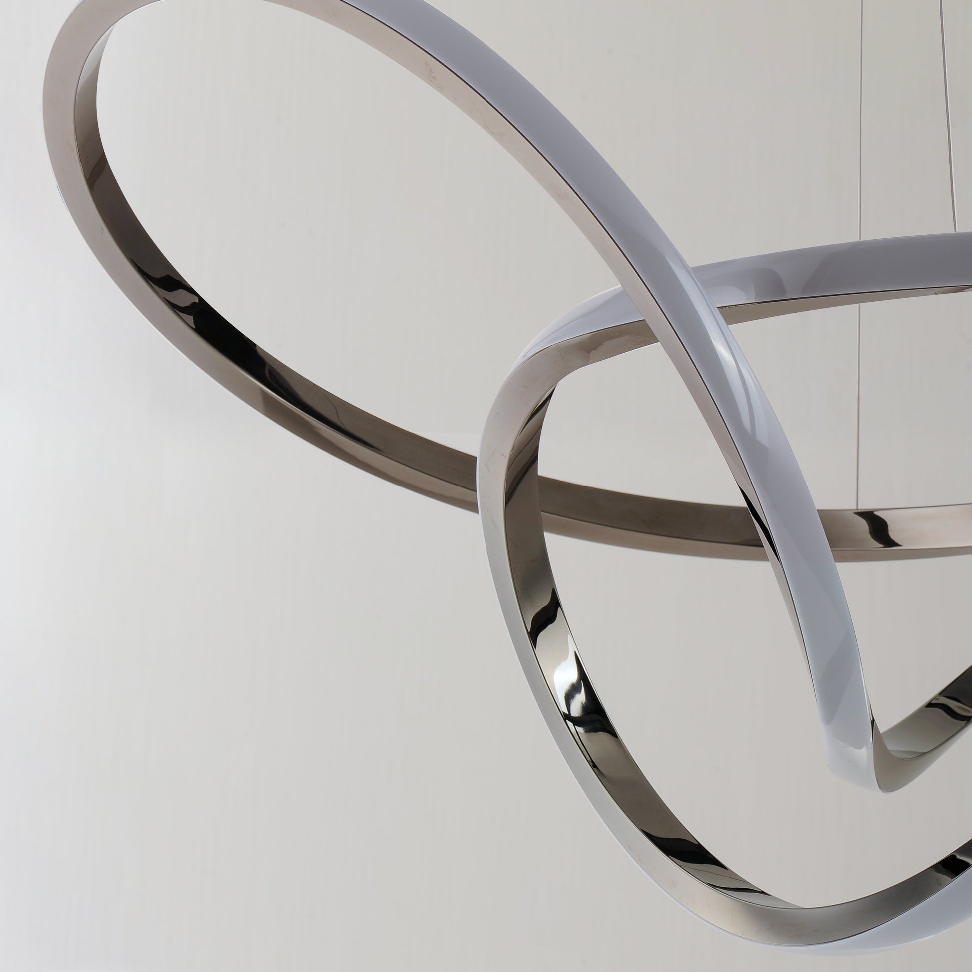Perpetual 32" LED Pendant Black Chrome by ET2
