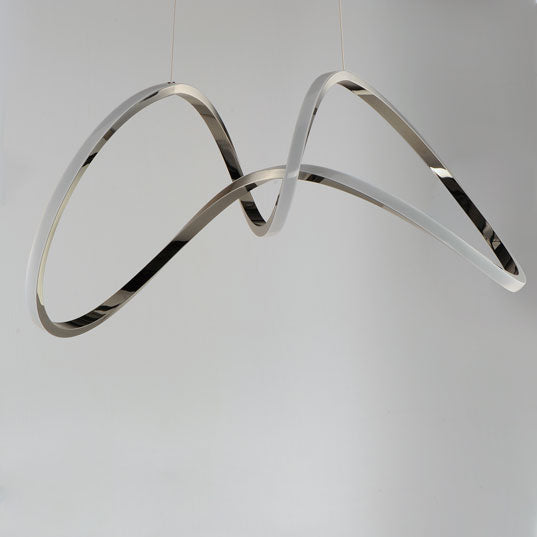 Perpetual LED Pendant Black Chrome by ET2