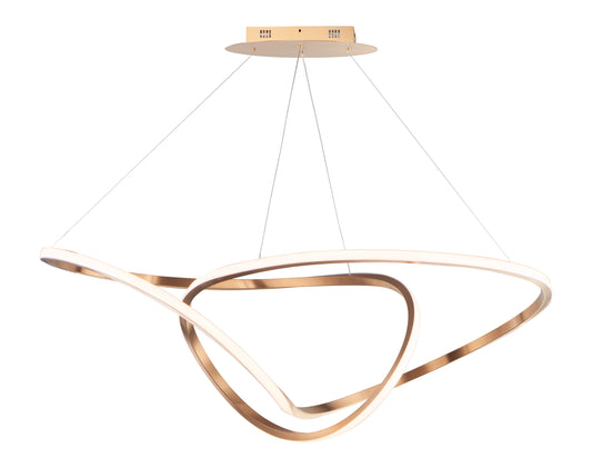 Perpetual 46" LED Pendant Brushed Champagne by ET2