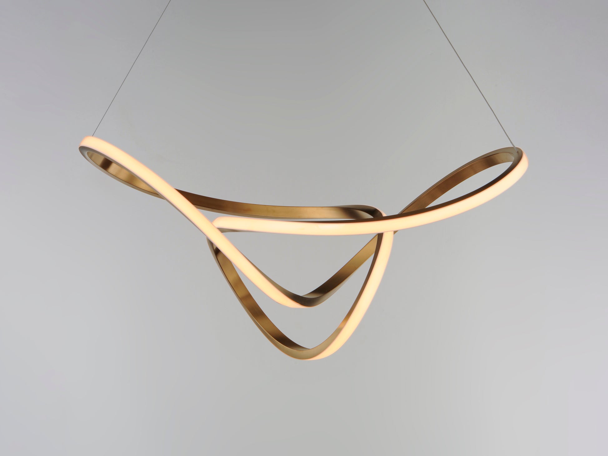 Perpetual 46" LED Pendant Brushed Champagne by ET2