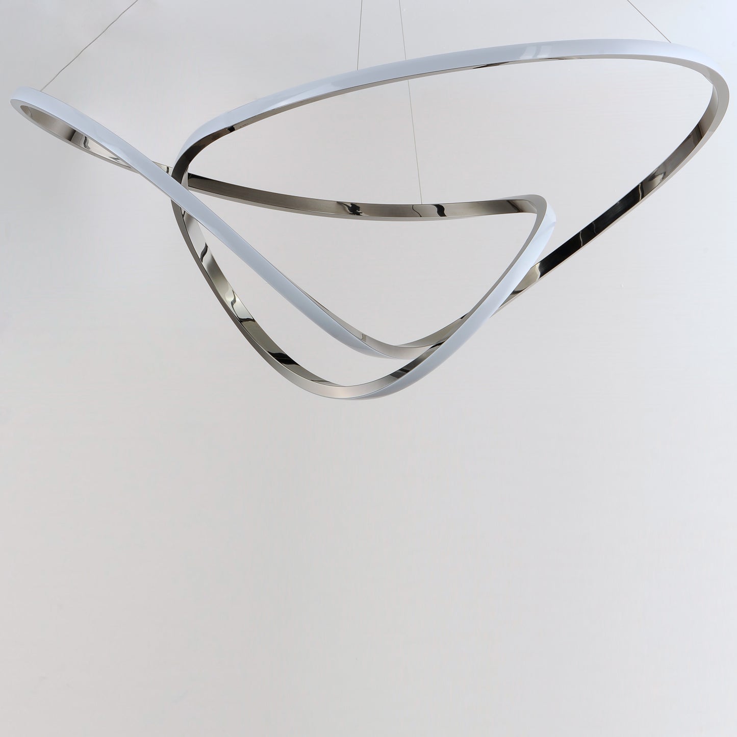 Perpetual 46" LED Pendant Black Chrome by ET2