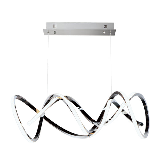 Signature LED Pendant Black Chrome by ET2