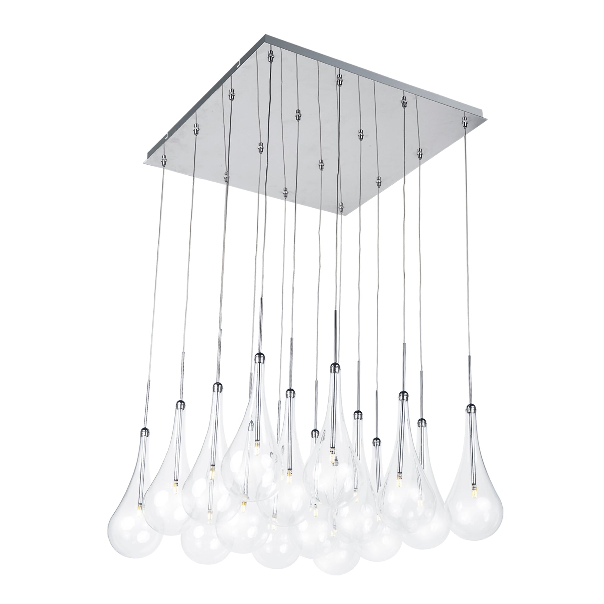 Larmes 16-Light LED Pendant Polished Chrome by ET2