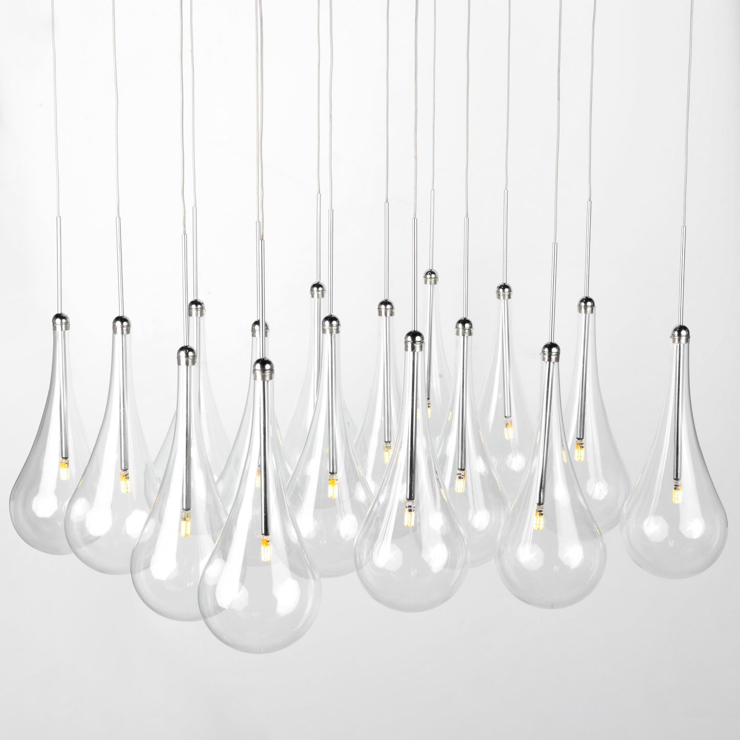 Larmes 16-Light LED Pendant Polished Chrome by ET2