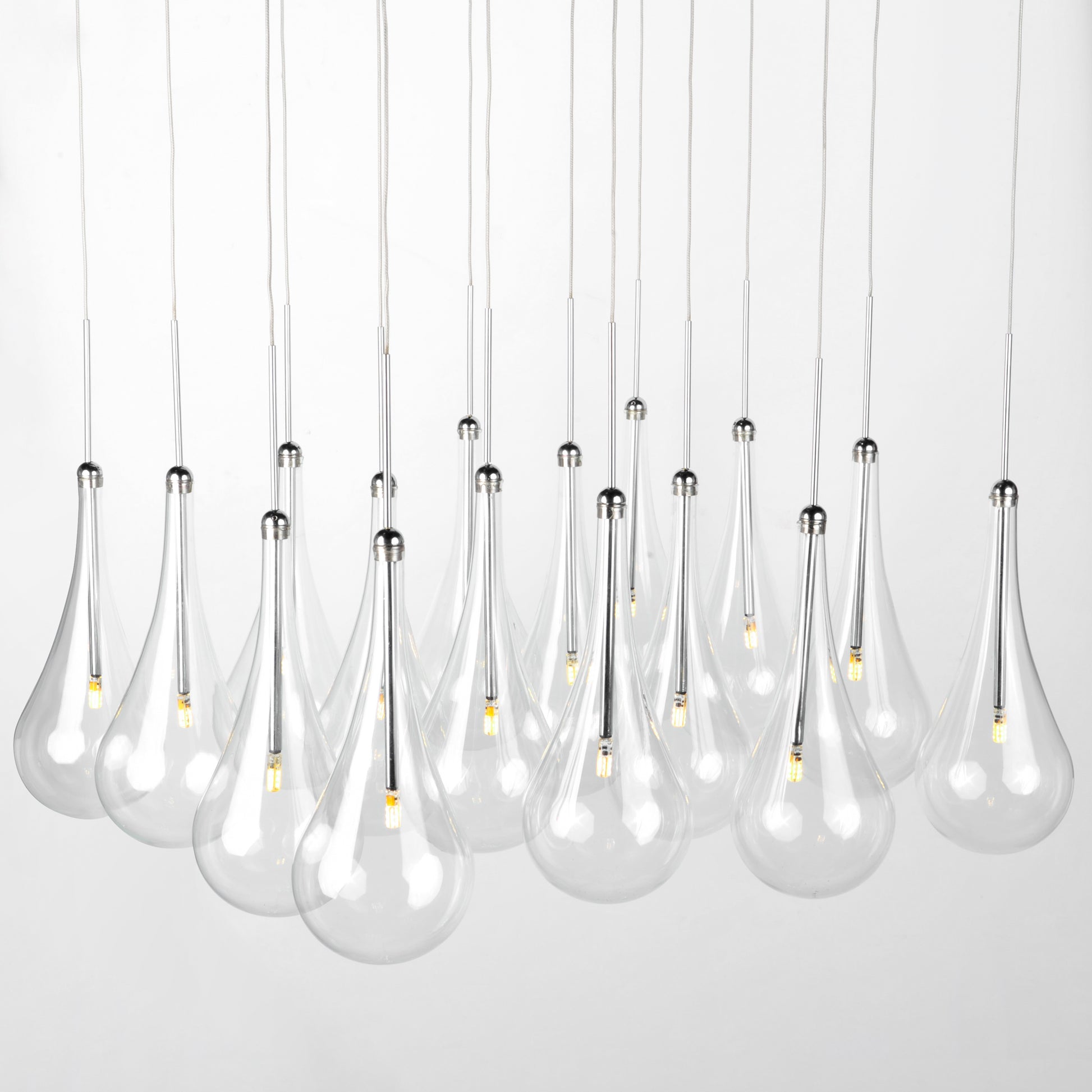 Larmes 16-Light LED Pendant Polished Chrome by ET2