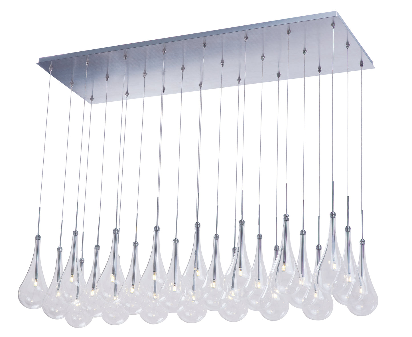 Larmes 24-Light LED Pendant Polished Chrome by ET2