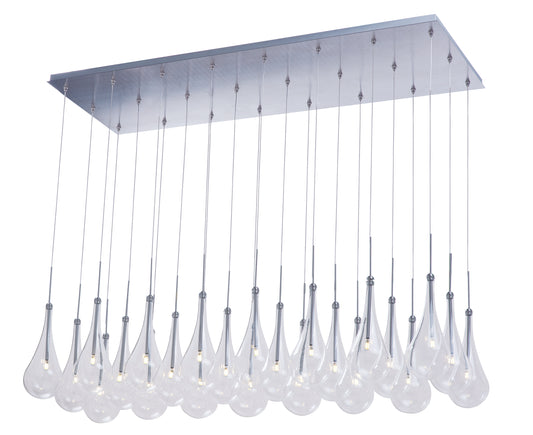 Larmes 24-Light LED Pendant Polished Chrome by ET2