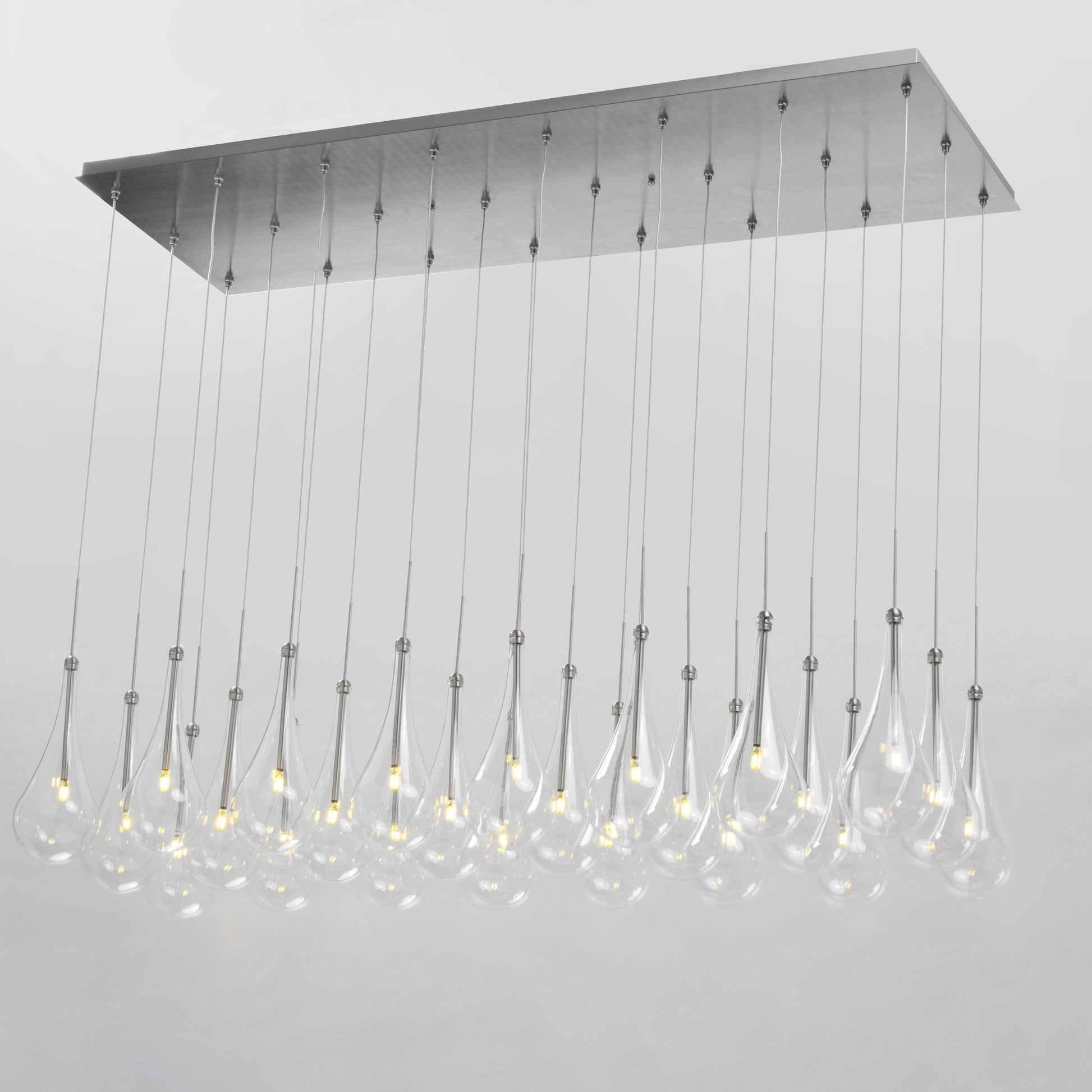 Larmes 24-Light LED Pendant Polished Chrome by ET2