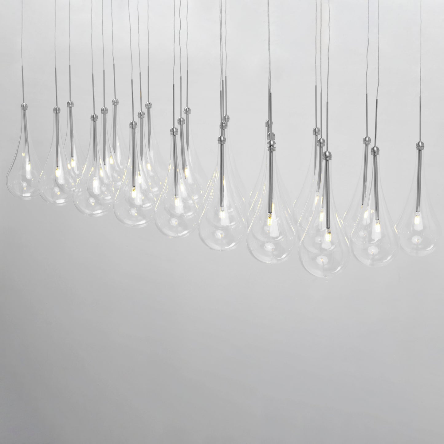 Larmes 24-Light LED Pendant Polished Chrome by ET2