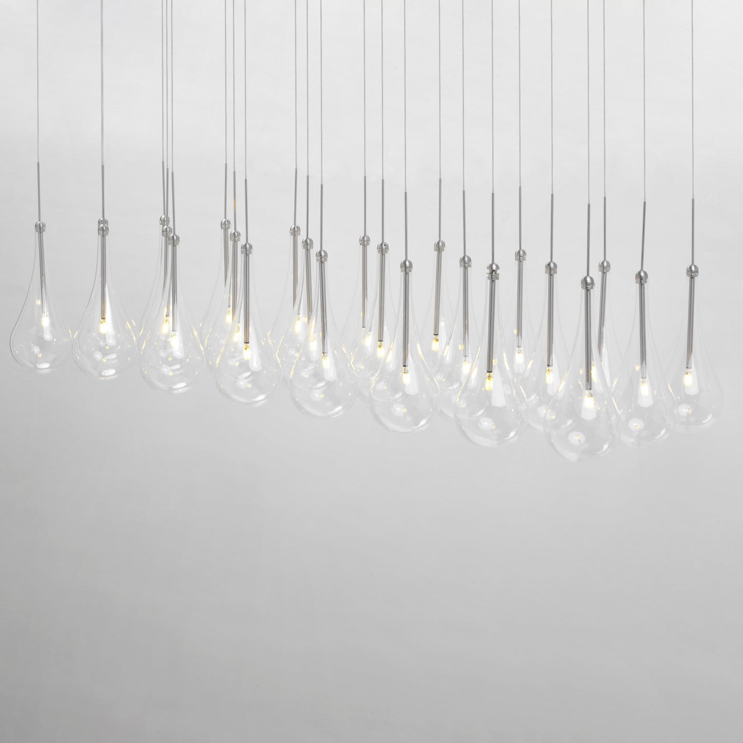Larmes 24-Light LED Pendant Polished Chrome by ET2