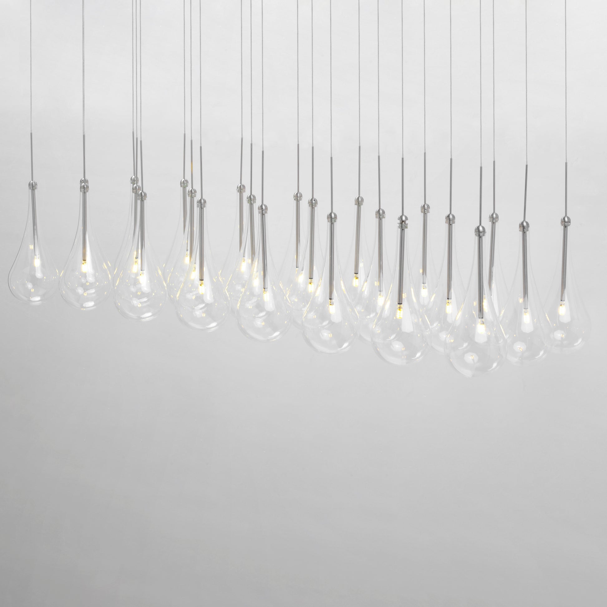 Larmes 24-Light LED Pendant Polished Chrome by ET2