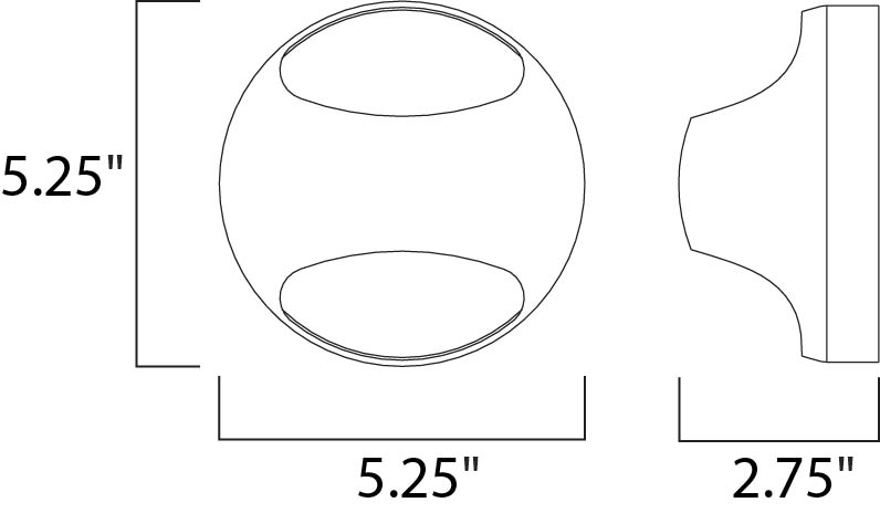 Wink Wall Sconce Satin Nickel by ET2