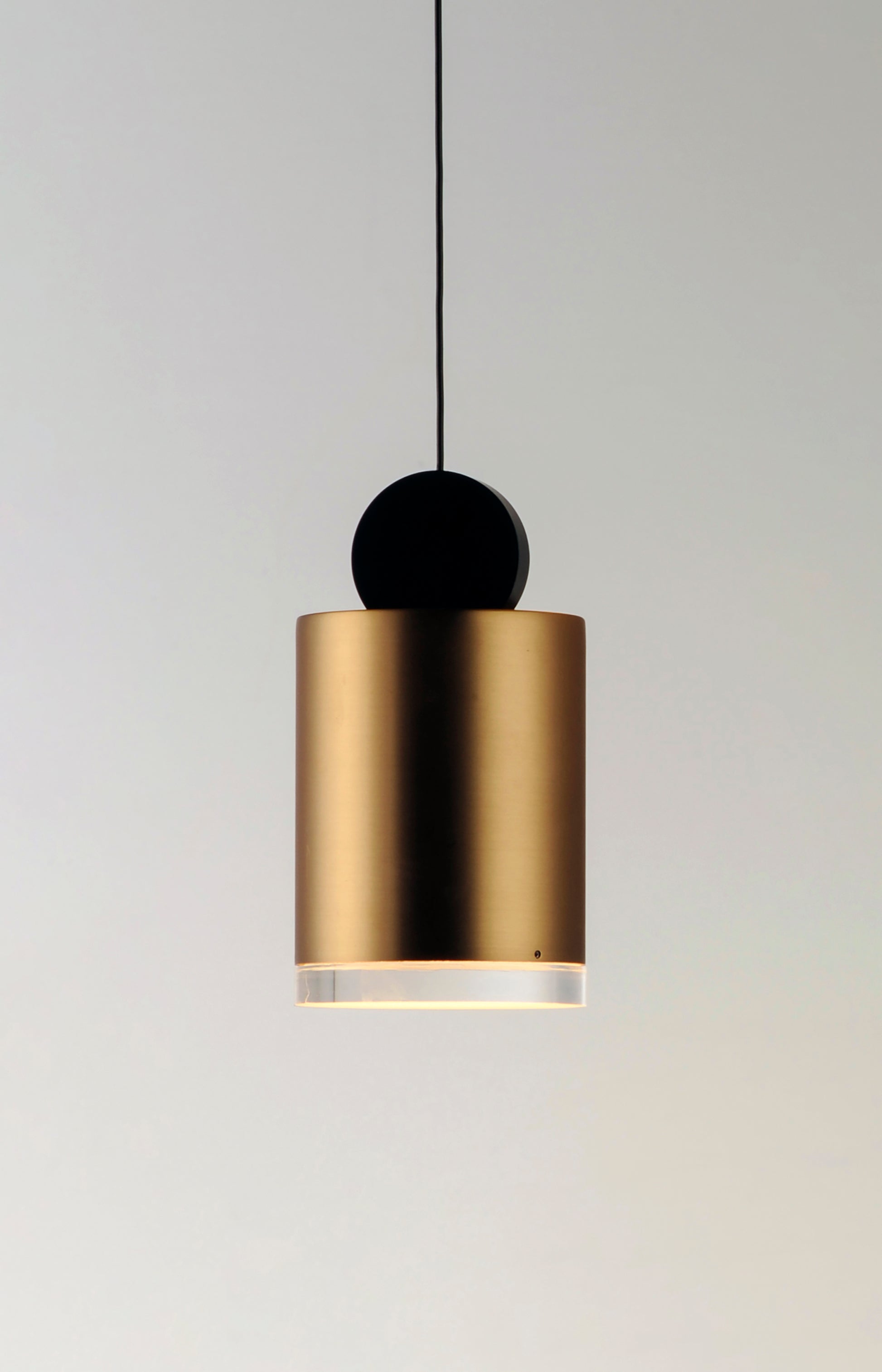 Nob LED Mini Pendant Black/Gold by ET2