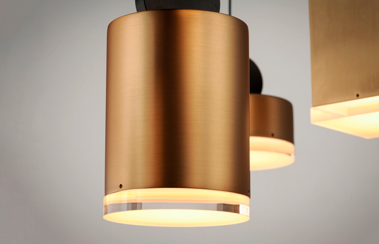 Nob LED Mini Pendant Black/Gold by ET2