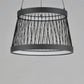 Loom 20" LED Pendant Black by ET2