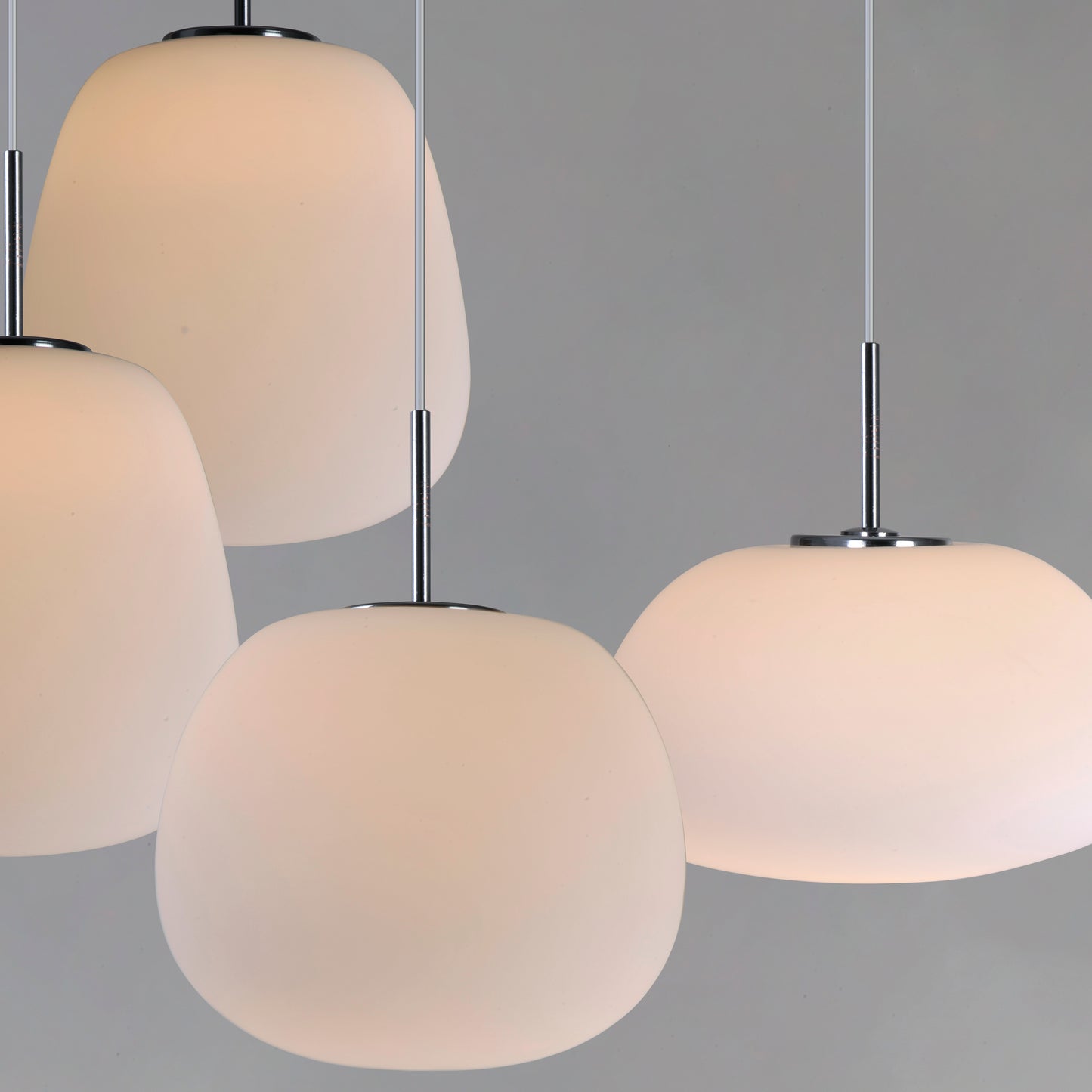 Puffs 6-Light LED Pendant White by ET2