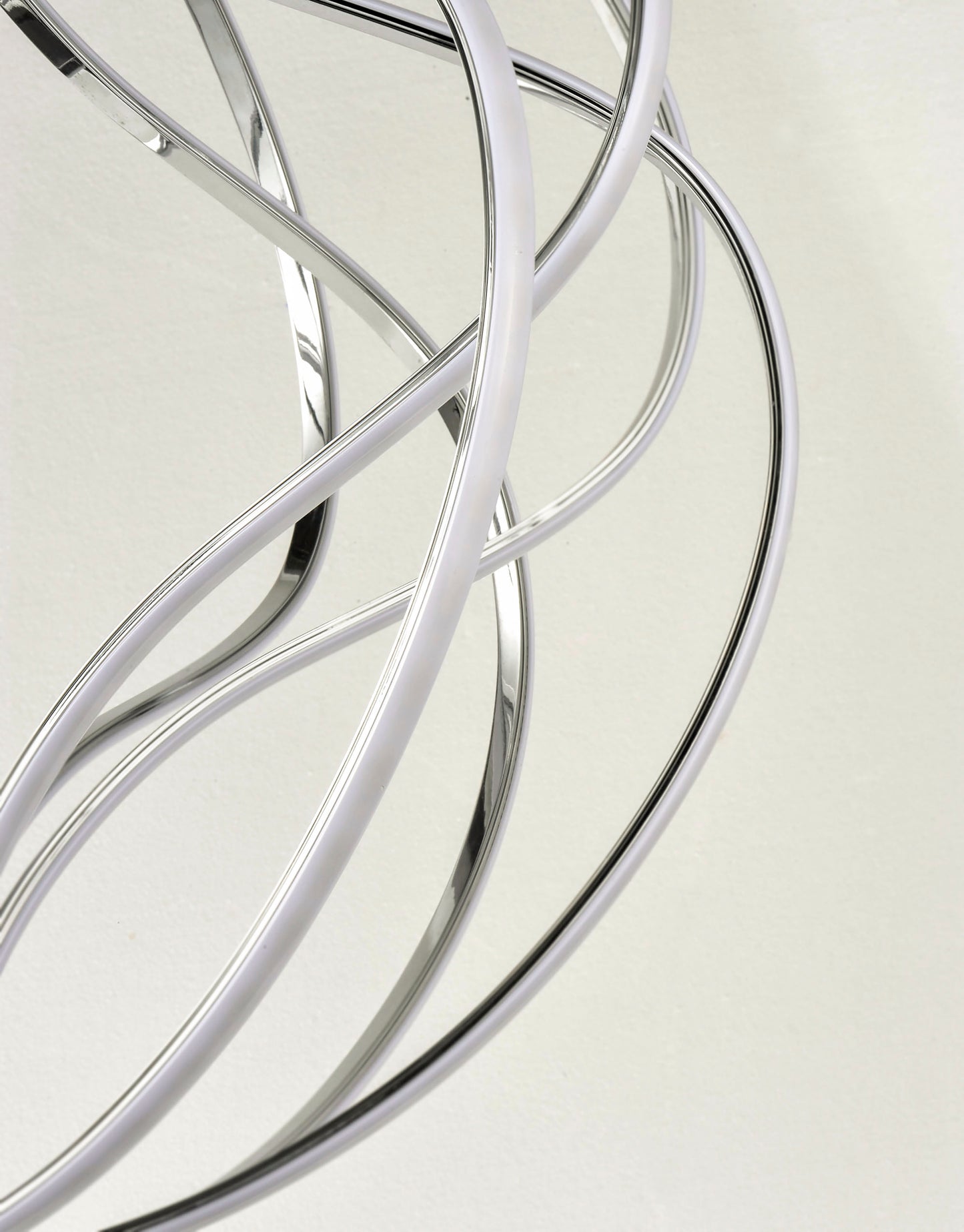 Aura 31" LED Pendant Polished Chrome by ET2