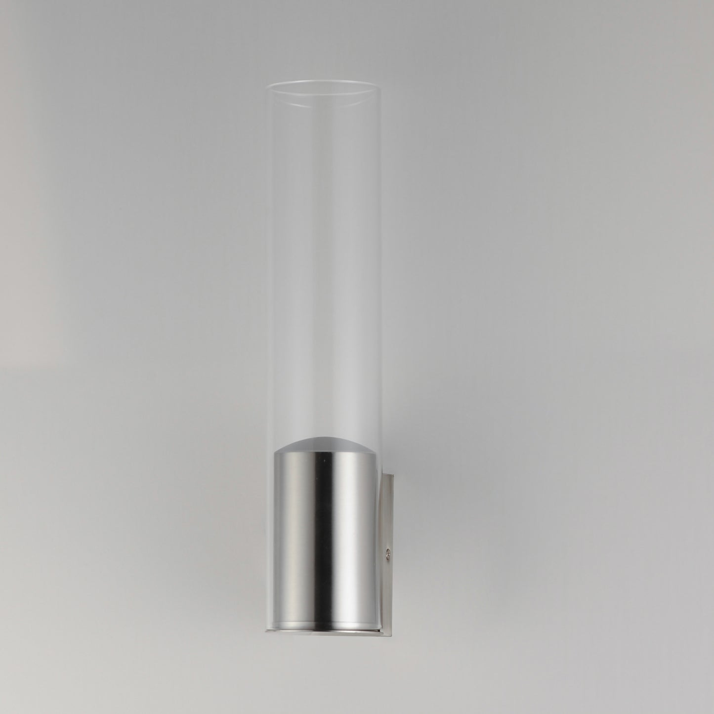 Highball Clear LED Wall Sconce Satin Nickel by ET2