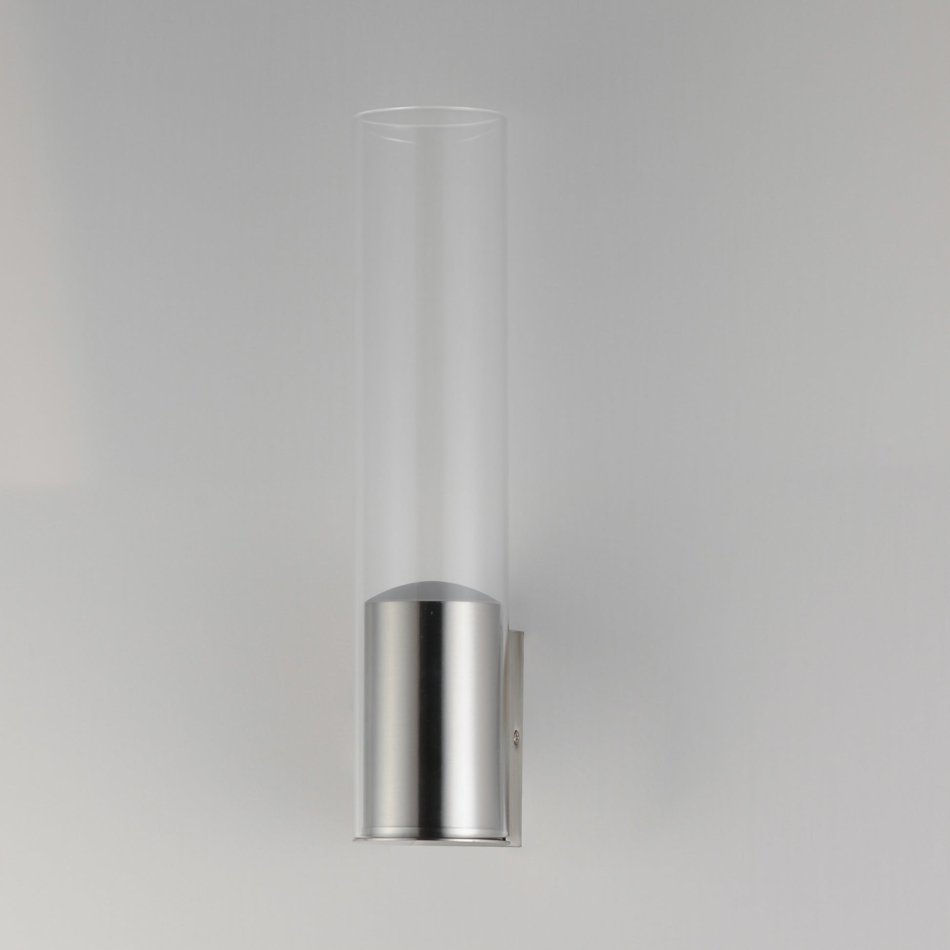 Highball Clear LED Wall Sconce Satin Nickel by ET2