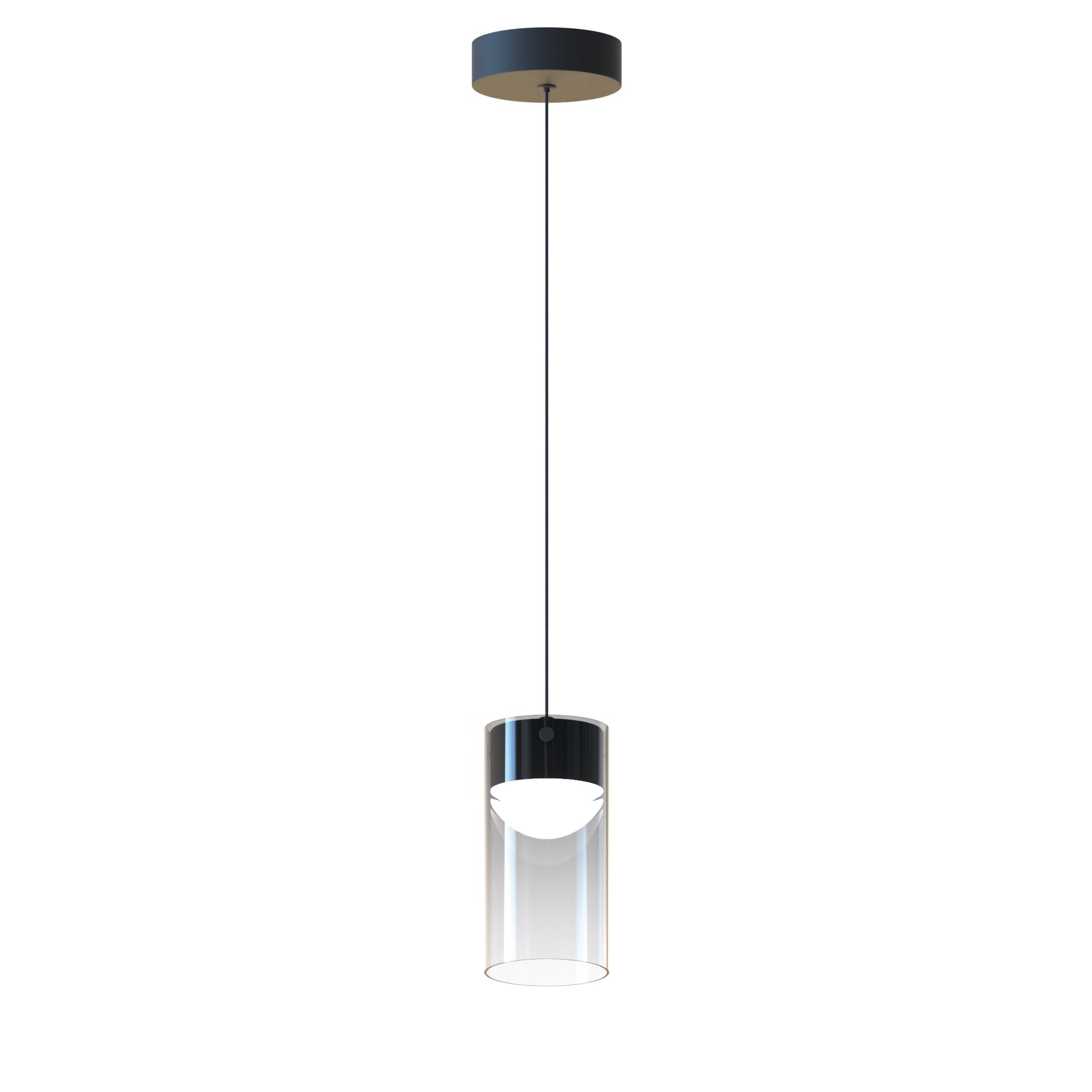 Highball Smoke LED Mini Pendant Gunmetal by ET2