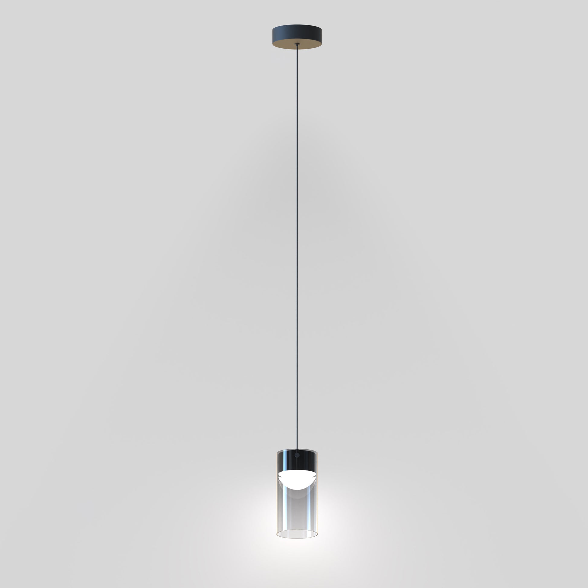 Highball Smoke LED Mini Pendant Gunmetal by ET2