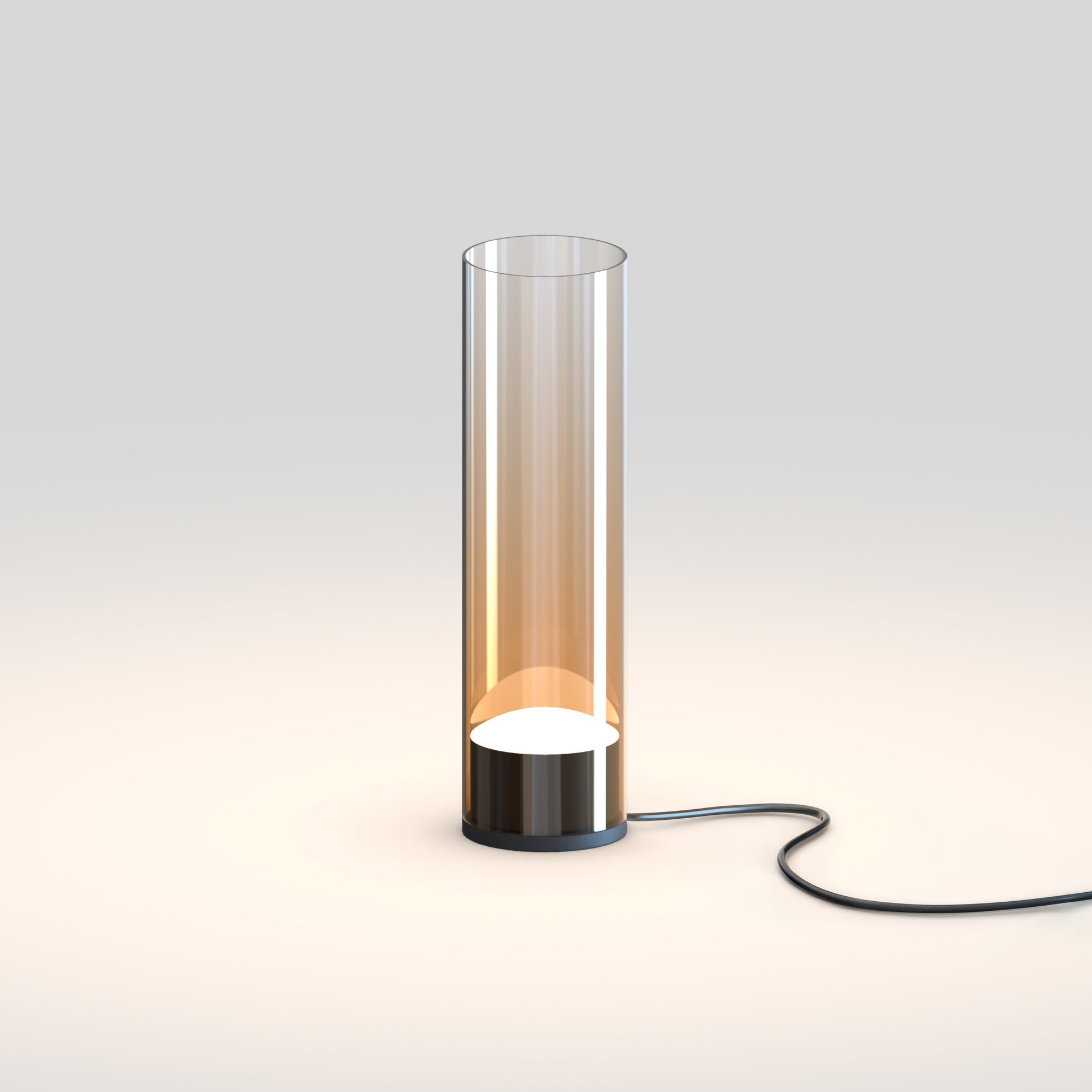 Highball Amber LED Table Lamp Gunmetal by ET2