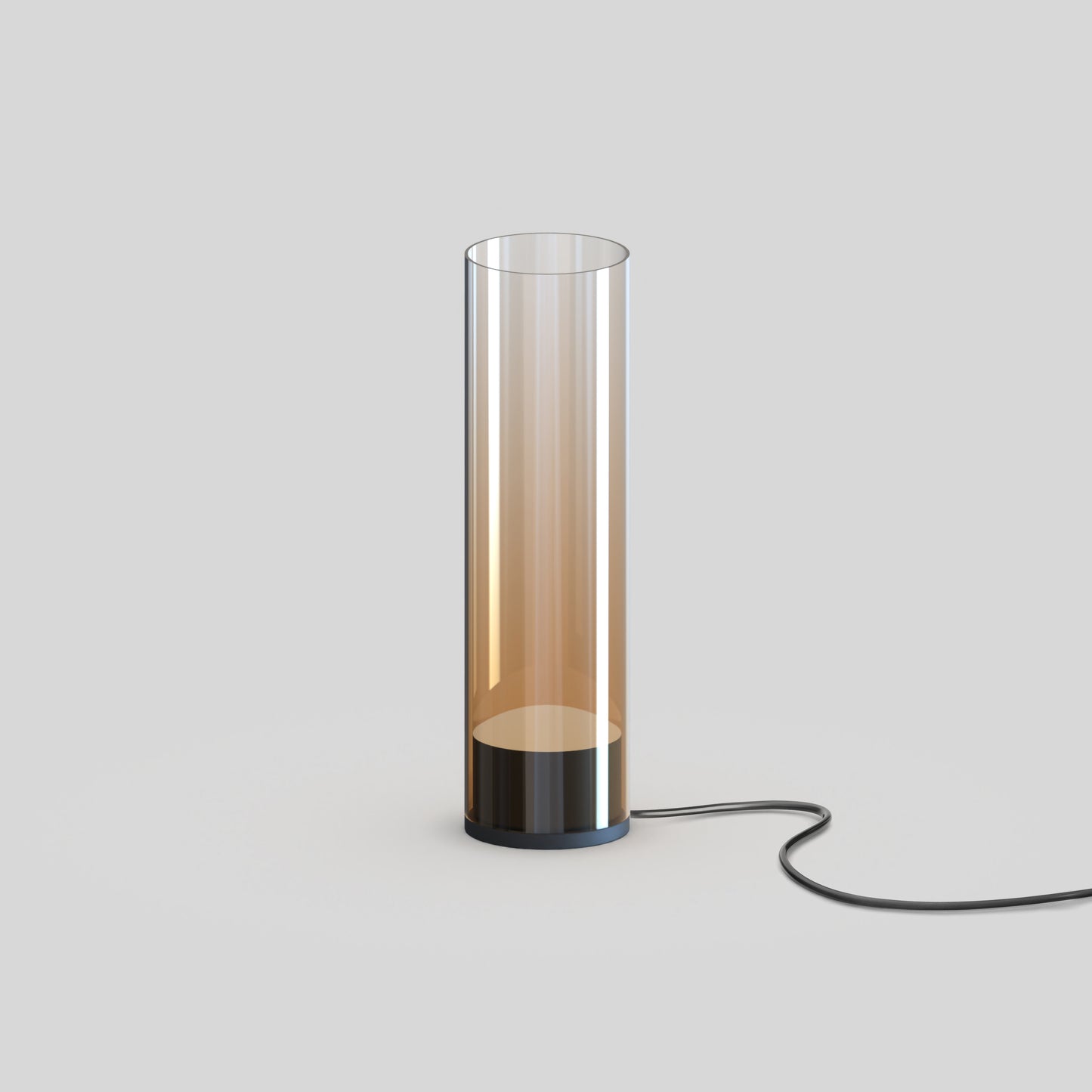 Highball Amber LED Table Lamp Gunmetal by ET2