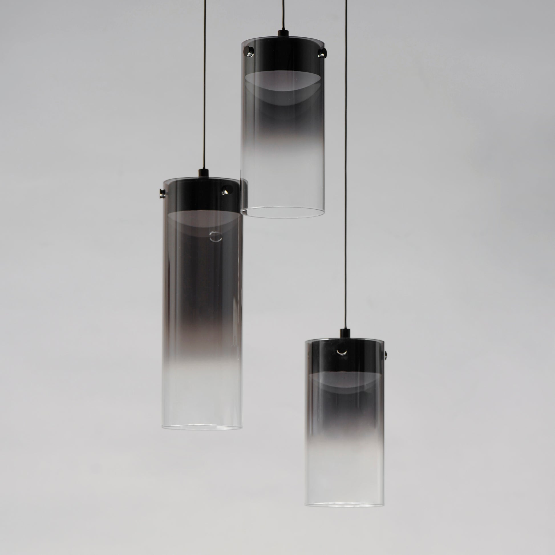 Highball Smoke 3-Light LED Pendant Gunmetal by ET2