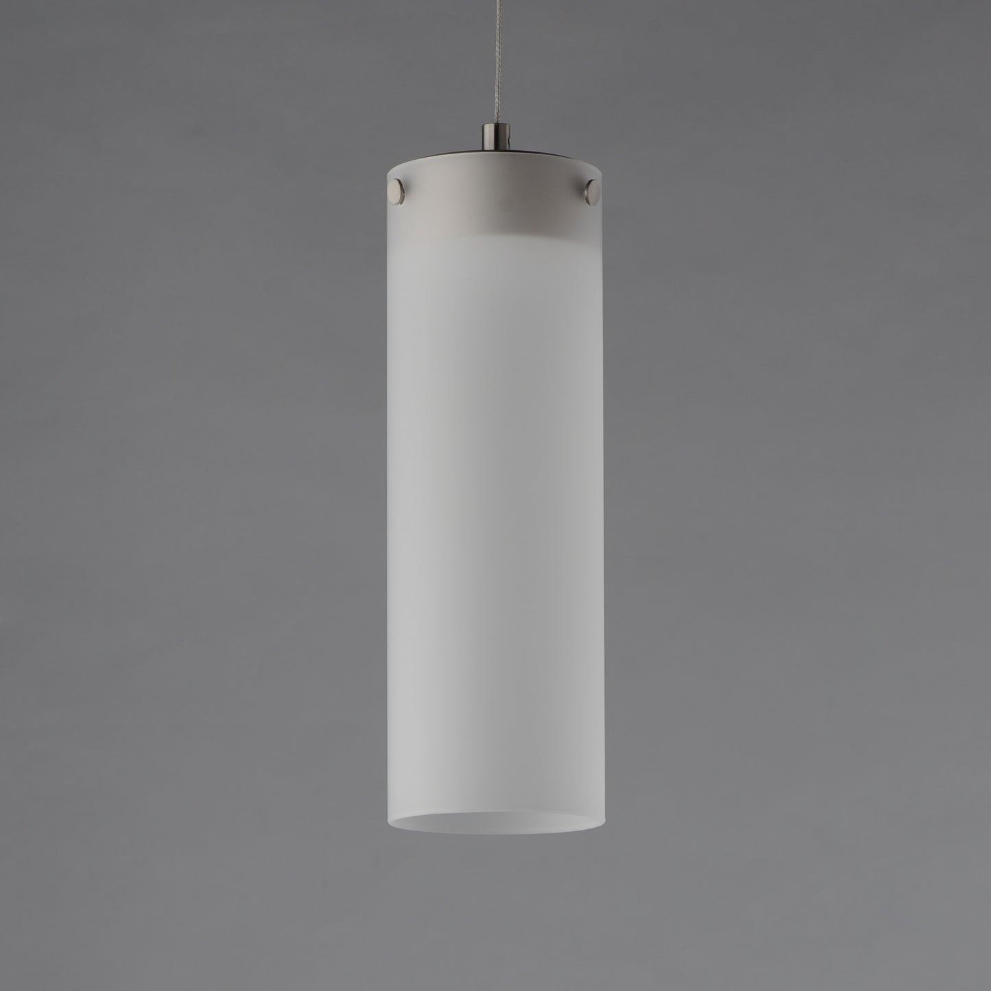 Highball Frosted LED Pendant Satin Nickel by ET2