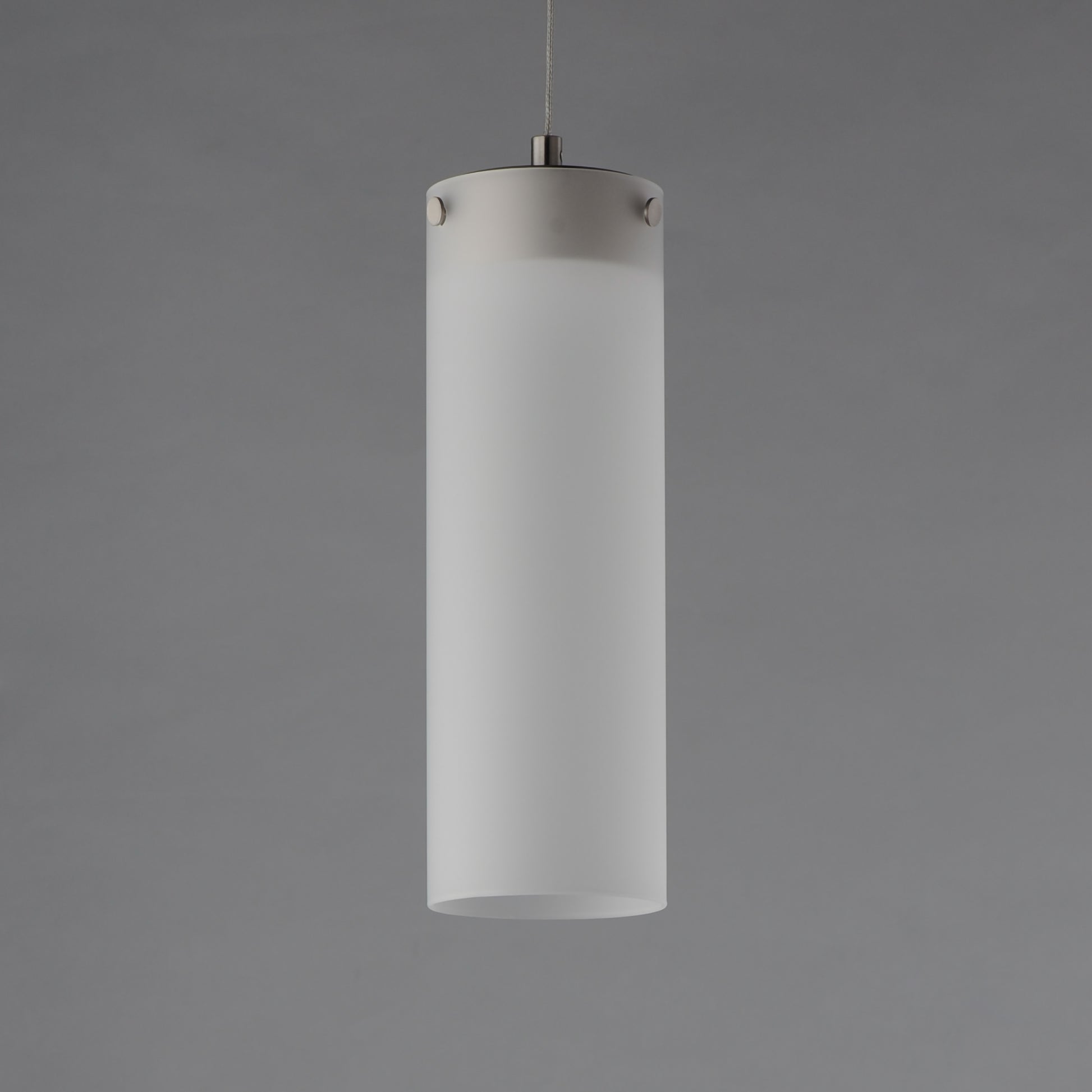 Highball Frosted LED Pendant Satin Nickel by ET2